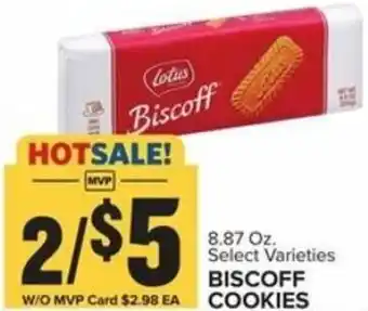 Food Lion Biscoff Cookies 8.87 oz offer