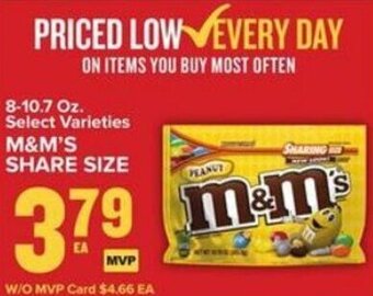 Food Lion M&M's Share Size offer