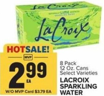 Food Lion Lacroix Sparkling Water offer