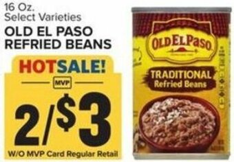 Food Lion Old El Paso Refried Beans offer