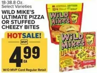 Food Lion Wild Mike's Ultimate Pizza Or Stuffed Cheezy Bites offer
