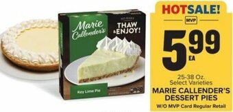 Food Lion Marie Callender's Dessert Pies offer