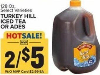 Food Lion Turkey Hill Iced Tea Or Ades offer
