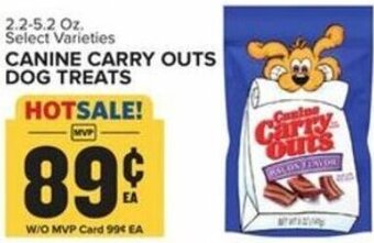 Food Lion Canine Carry Outs Dog Treats offer