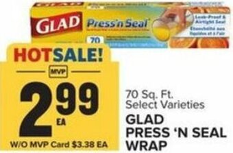 Food Lion Glad Press 'N Seal Wrap offer
