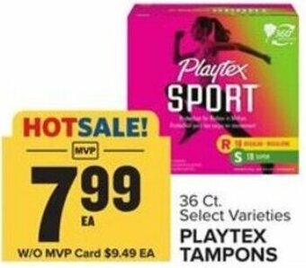 Food Lion Playtex Tampons offer