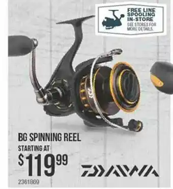 Bass Pro Bg Spinning Reel offer