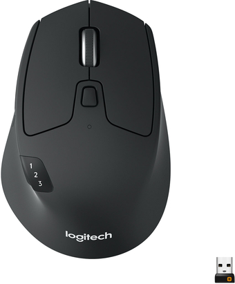 Best Buy Logitech - M720 Triathlon Wireless Optical Mouse - Black offer
