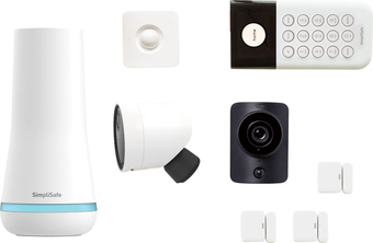 Best Buy SimpliSafe - Home Security System with Outdoor Camera - White offer