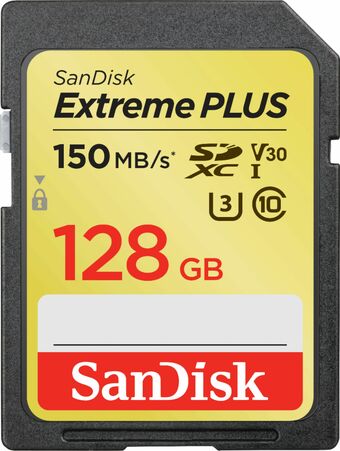 Best Buy SanDisk - Extreme PLUS 128GB SDXC UHS-I Memory Card offer