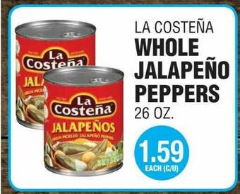 Carnicerias Jimenez Whole Jalapeño Peppers offer