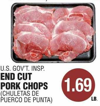Carnicerias Jimenez End Cut Pork Chops offer