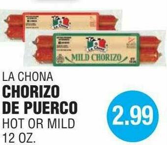 Carnicerias Jimenez Chorizo De Puerco offer