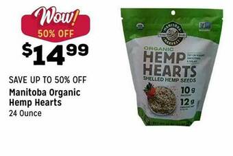 Grocery Outlet Manitoba Organic Hemp Hearts offer