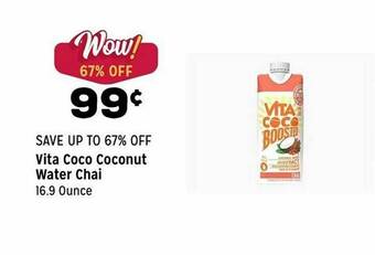 Grocery Outlet Vita Coco Coconut Water Chai offer
