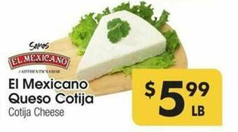 Los Altos Ranch Market El Mexicano Queso Cotija offer