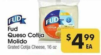 Los Altos Ranch Market Fud Queso Cotija Molido offer