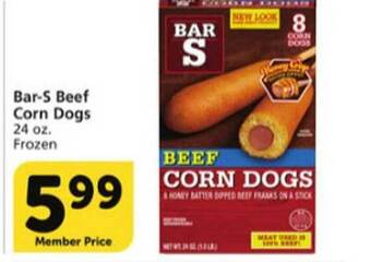 Vons Bar S Beef Corn Dogs offer
