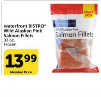 Vons Waterfront Bistro Wild Alaskan Pink Salmon Fillets offer