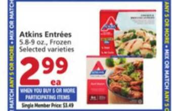 Vons Atkins Entrées offer