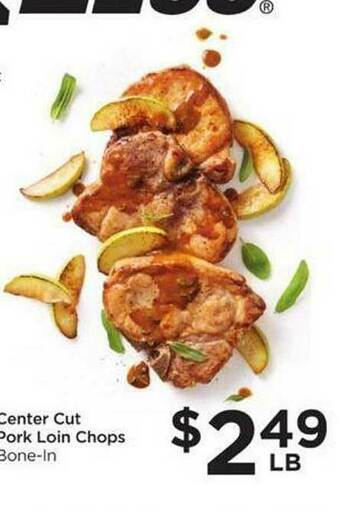 Food 4 Less Center Cut Pork Loin Chops offer