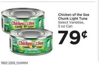 Food 4 Less Chicken Of The Sea Chunk Light Tuna offer