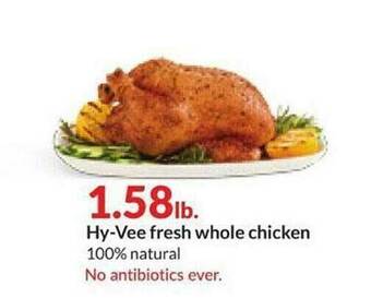Hy-Vee Hy-Vee Fresh Whole Chicken offer