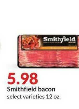 Hy-Vee Smithfield Bacon offer