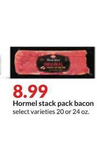 Hy-Vee Hormel Stack Pack Bacon offer