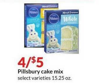Hy-Vee Pillsbury Cake Mix offer