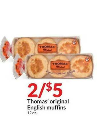 Hy-Vee Thomas' Original English Muffins offer