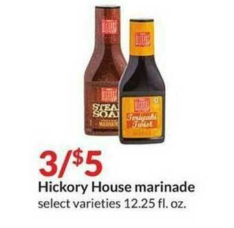 Hy-Vee Hickory House Marinade offer