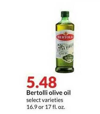 Hy-Vee Bertolli Olive Oil offer