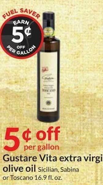 Hy-Vee Gustare Vita Extra Virgin Olive Oil offer