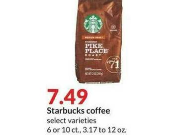 Hy-Vee Starbucks Coffee offer