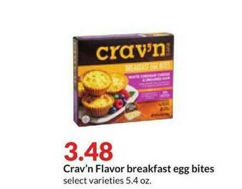 Hy-Vee Crav'n Flavor Breakfast Egg Bites offer