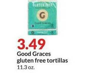 Hy-Vee Good Graces Gluten Free Tortillas offer