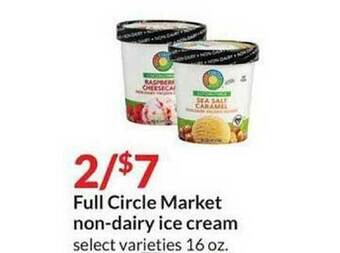 Hy-Vee Full Circle Market Non-Dairy Ice Cream offer