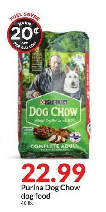 Hy-Vee Purina Dog Chow Dog Food offer