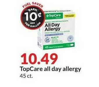 Hy-Vee TopCare All Day Allergy offer