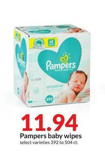 Hy-Vee Pampers Baby Wipes offer