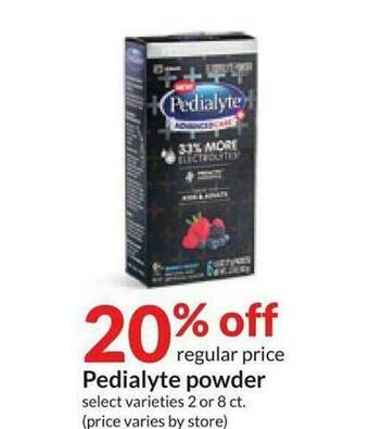 Hy-Vee Pedialyte Powder offer