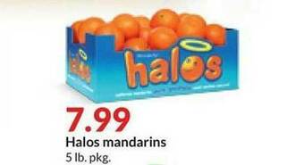 Hy-Vee Halos Mandarins offer