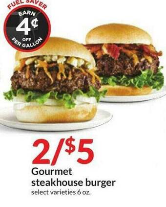 Hy-Vee Gourmet Steakhouse Burger offer