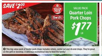 Rouses Quarter Loin Pork Chops offer