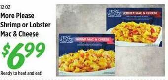 Rouses More Please Shrimp Or Lobster Mac & Cheese offer