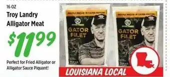 Rouses Troy Landry Alligator Meat offer