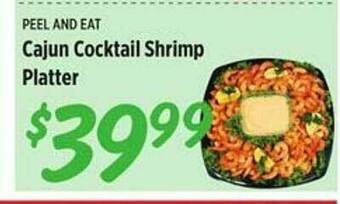 Rouses Cajun Cocktail Shrimp Platter offer
