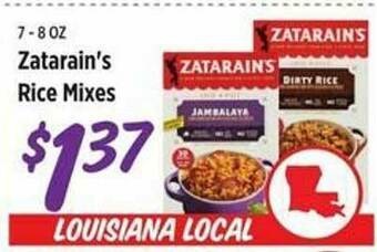 Rouses Zatarain's Rice Mixes offer