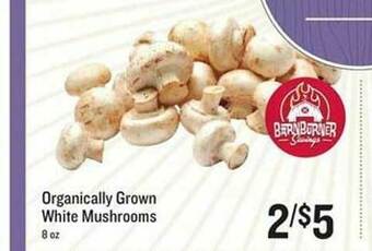 Lowes Foods Organically Grown White Mushrooms offer